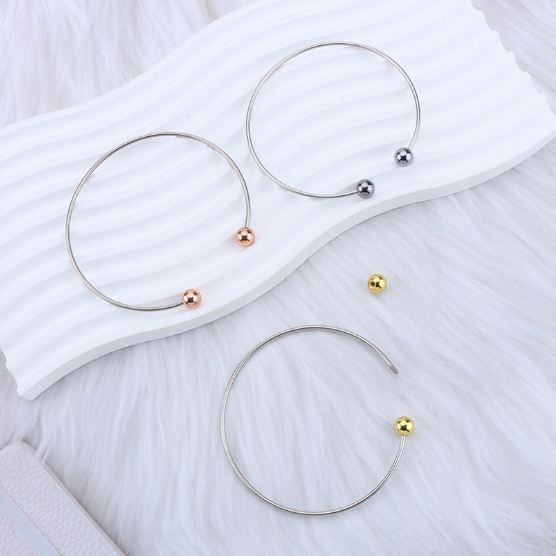 Wholesale DIY Beaded Bracelet Unlimited Creative Couple Handstring Beaded Round Head Bracelet