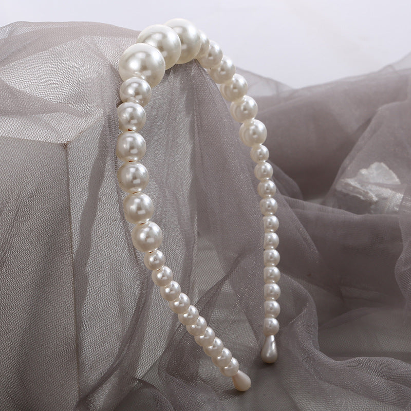Wholesale Flower Pearl Hair Hoops