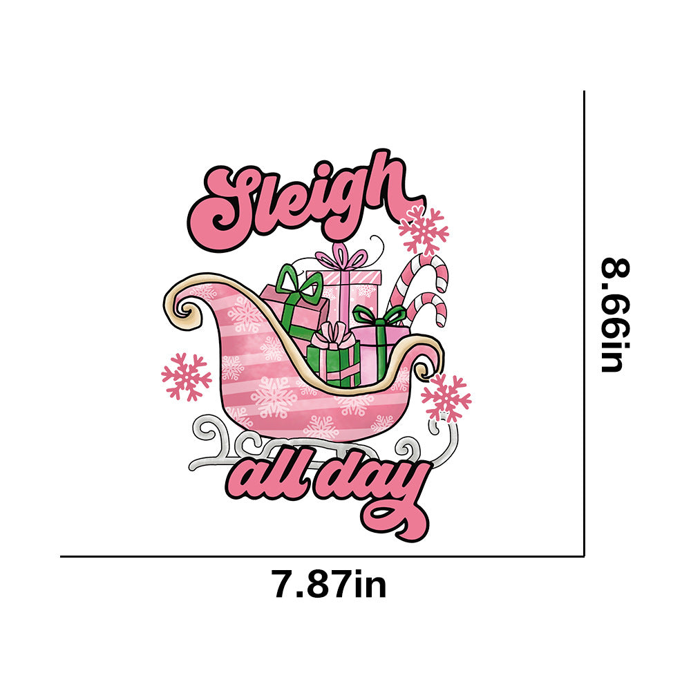 Wholesale 10pcs/pack Christmas Stickers Hot-Selling Christmas Transfer Stickers