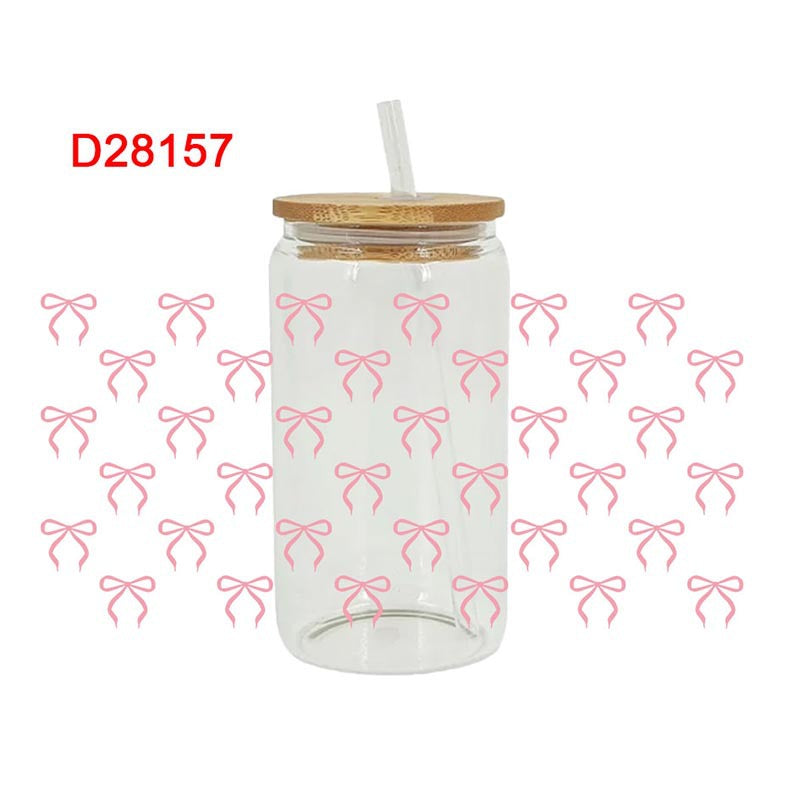 Wholesale UV Transfer Paste Glass Crystal Label Crystal Paste 16OZ UV DTF WRAPS