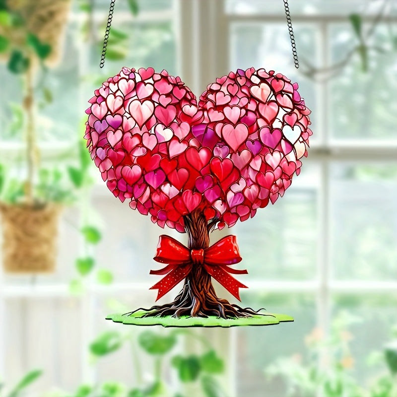 Wholesale Valentine' s Day Heart-shaped Acrylic Home Decor Heart Tree