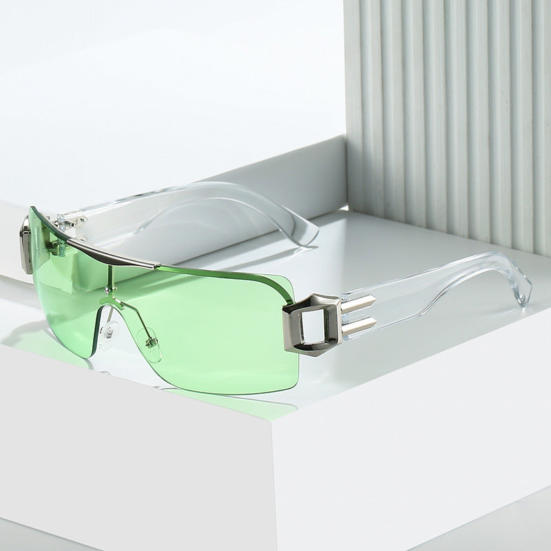 Wholesale D-shaped Stylish 3D Y2K Sunglasses