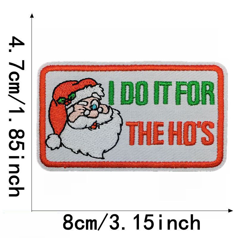 Wholesale Large English Motif Iron On Embroidered Patch No Sew Polyester DIY Applique For Hats Clothing Chic Gift Resale