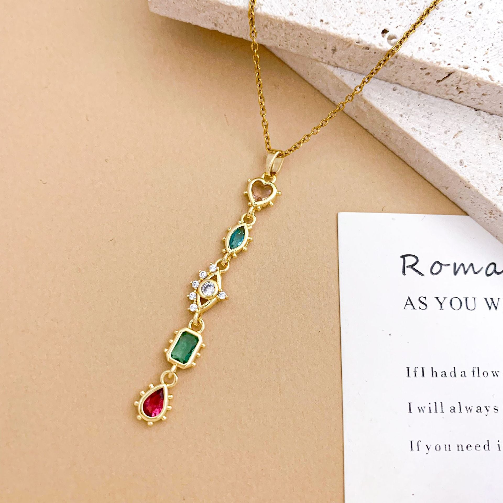 Wholesale Bow Necklace Accessories Women' s Luxury Titanium Steel Necklace