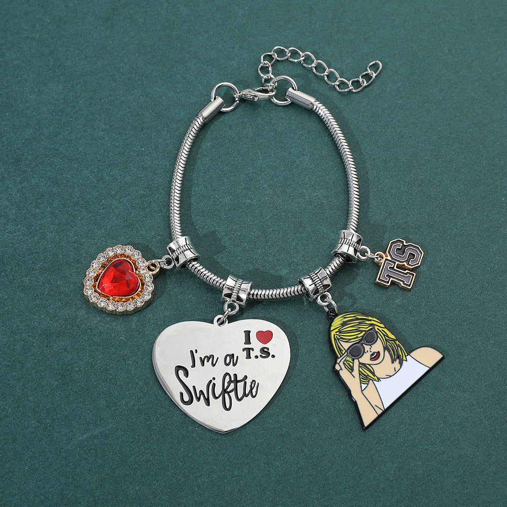 Wholesale Taylor Swift Zinc Alloy Bracelets