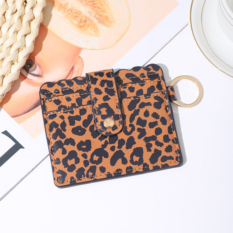 Wholesale PU Leopard Card Holder