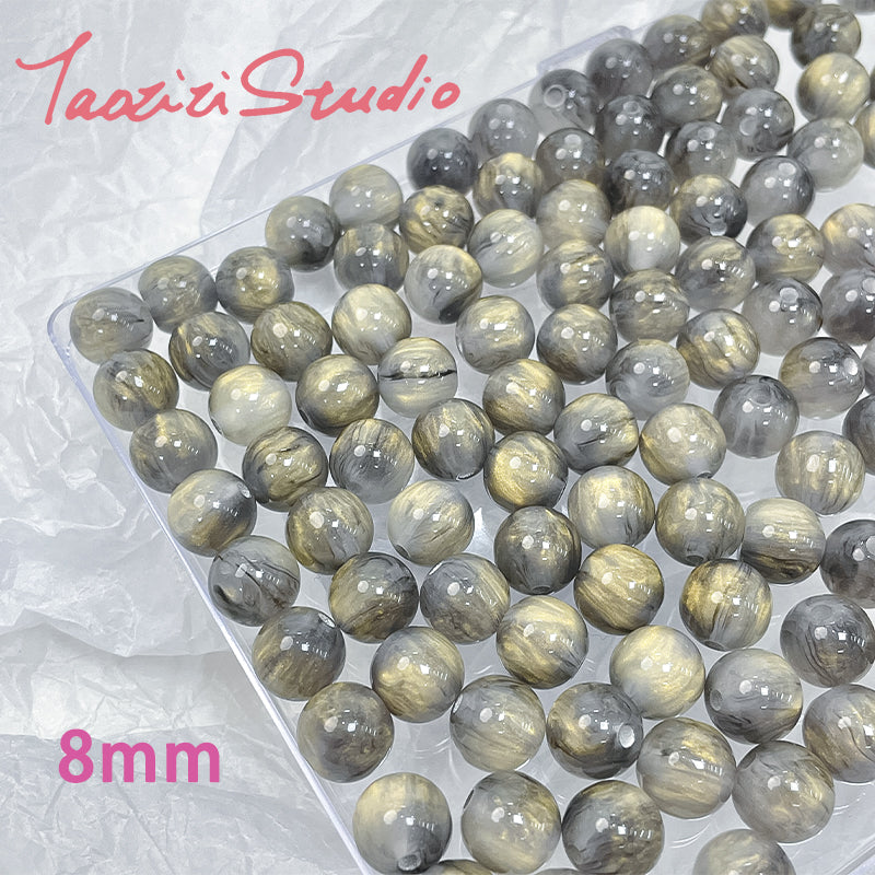 Wholesale 300pcs Dream Girl Starry Sky Streamer Round Beads