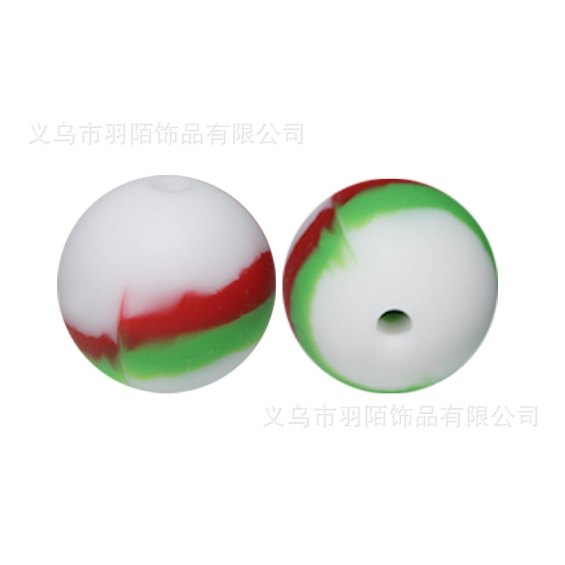 Wholesale 50PCS Rainbow Mixed Color Silicone Balls