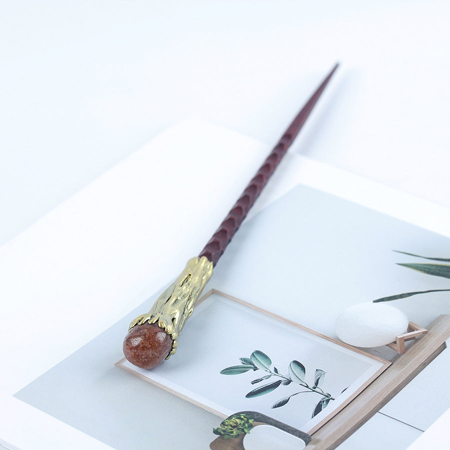 Wholesale Crystal Wood Magic Wand, Scepter, Fairy Elemental Ritual Prop