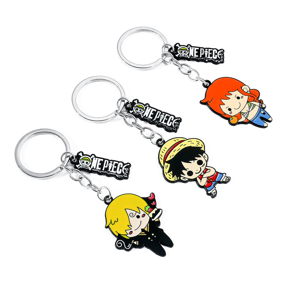 Wholesale One Piece Garo Tonkotsu Luffy Keychain