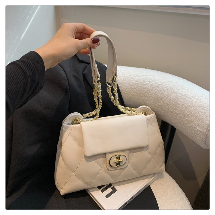 Wholesale Fashion One-shoulder Handbag Crossbody Chain Soft Pu Leather Small Square Bag