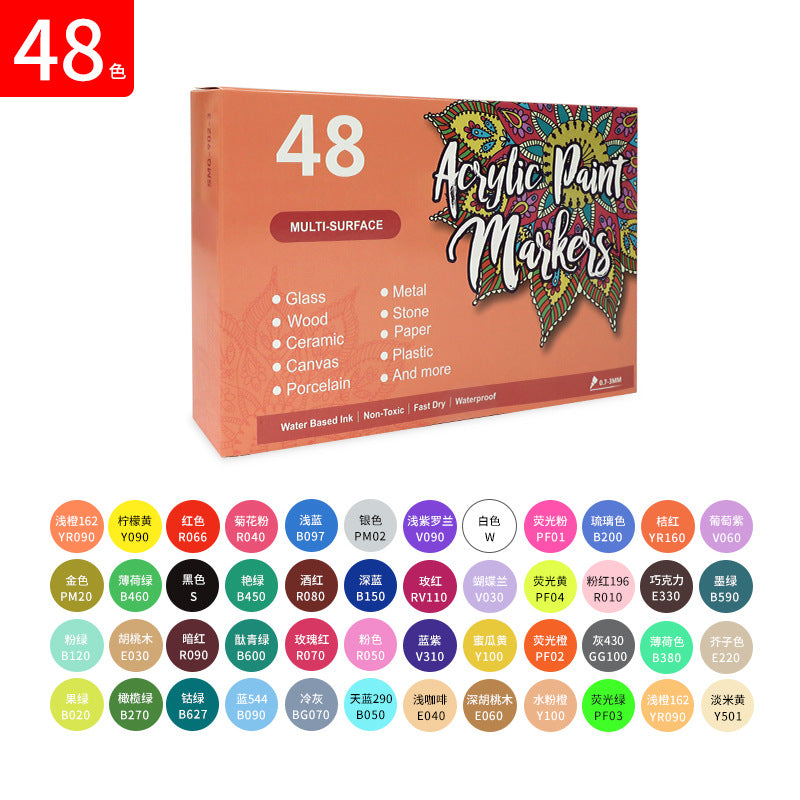 Wholesale Graffiti Diy Painting Nail Art Water-based Acrylic Pen