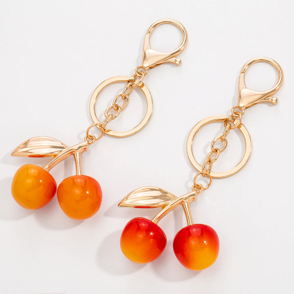 Wholesale 10pcs Cherry keychain
