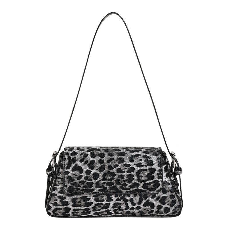 Wholesale PU Vintage Leopard Print Shoulder Bag