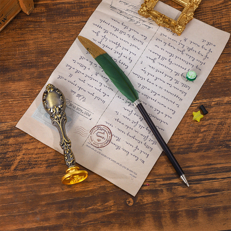 Pluma de pluma plateada al por mayor pluma