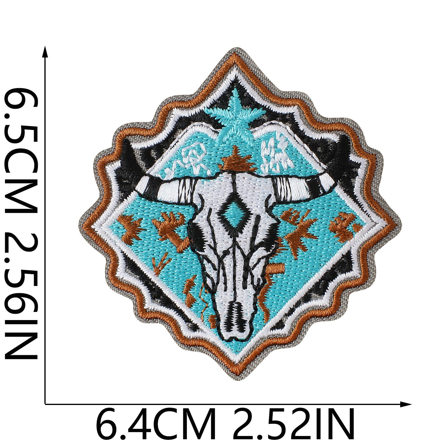 Wholesale Western Cowboy Cactus Embroidered Iron On Patches DIY et And Bag Crafts Boutique Resale