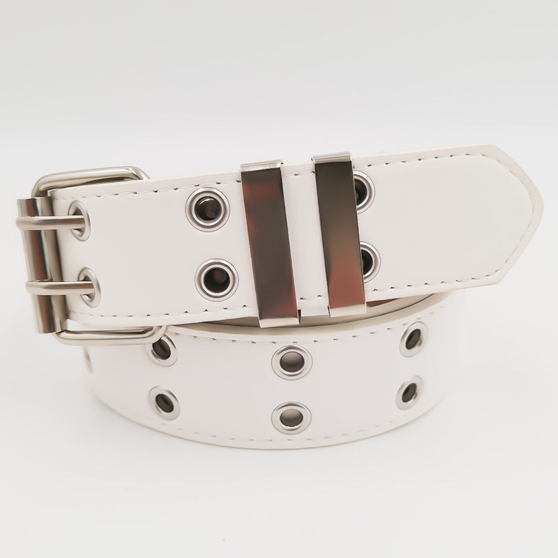 Wholesale Double exhaust eyelet girls'  belt