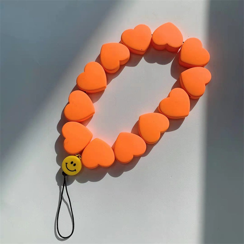 Wholesale Rose Red Love Resin Mobile Phone Lanyard