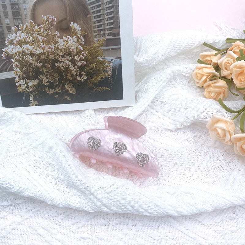 Wholesale Valentine's Day Vintage Diamond Encrusted Medium Hair Clip