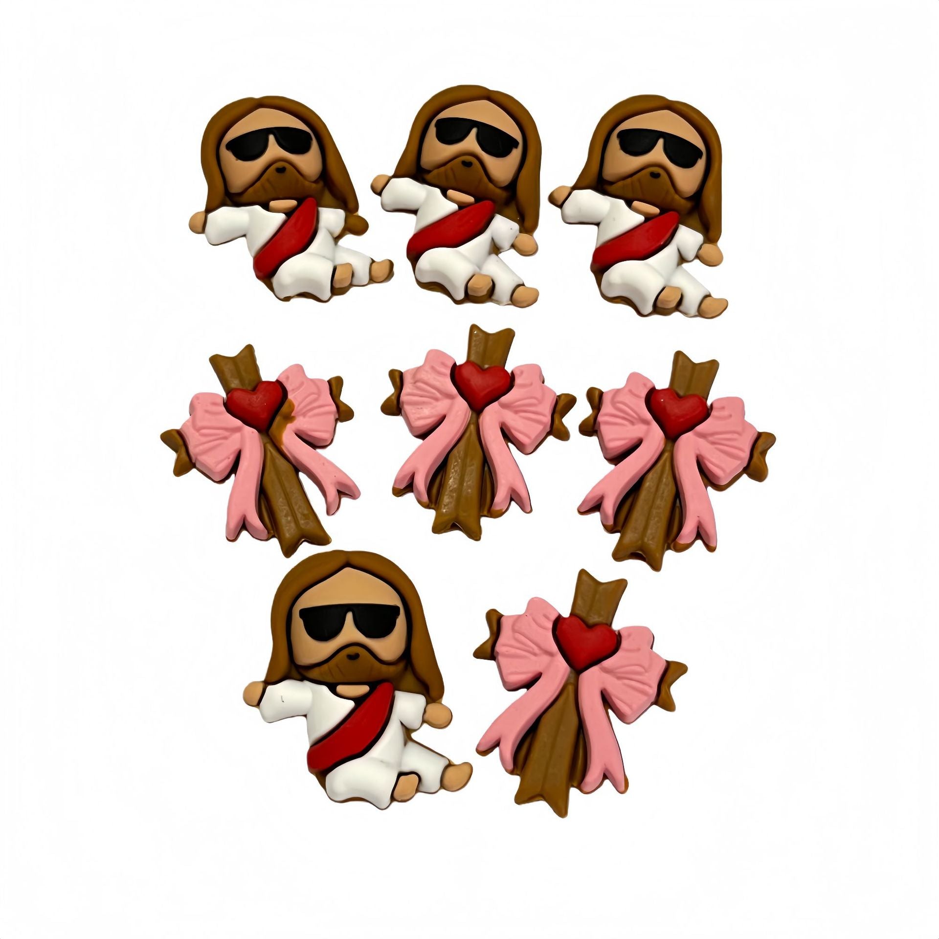 Wholesale 10pcs Product Silicone Beads DIY Loose Focal Beads