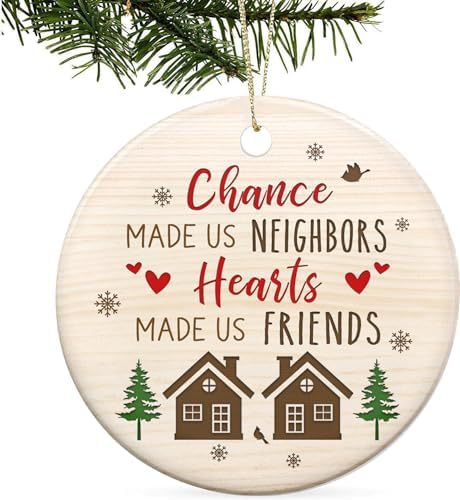 Wholesale Christmas Logo Wooden Round Pendant Ornament