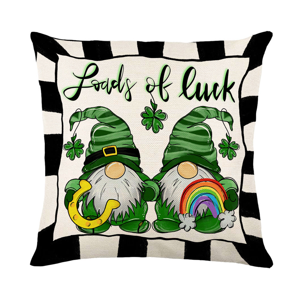 Wholesale of Green St. Patrick's Day Polyester Pillow Covers