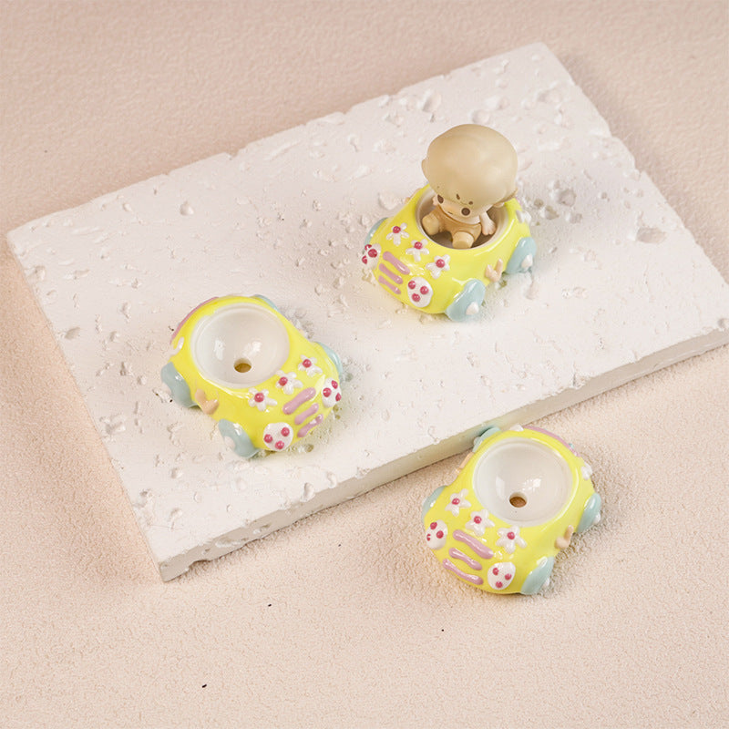 Wholesale Hand-painted Sports Car Heavy Oil Cute Pen Handmade Diy Hand-painted Beads