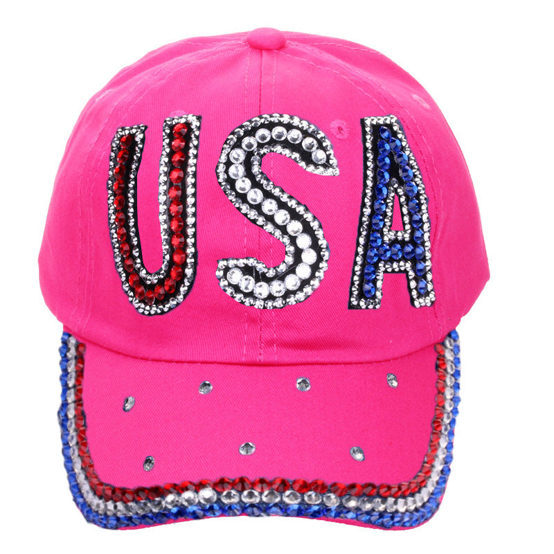 Wholesale Cotton Dot Diamond Baseball Cap