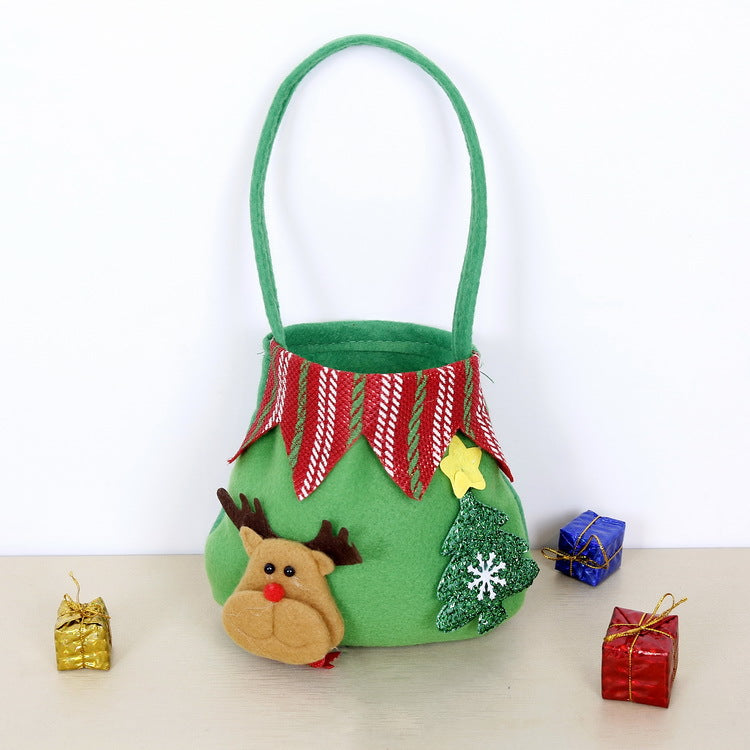 Wholesale Christmas Brushed Apple Bag Guest Gift Candy Packaging Bag
