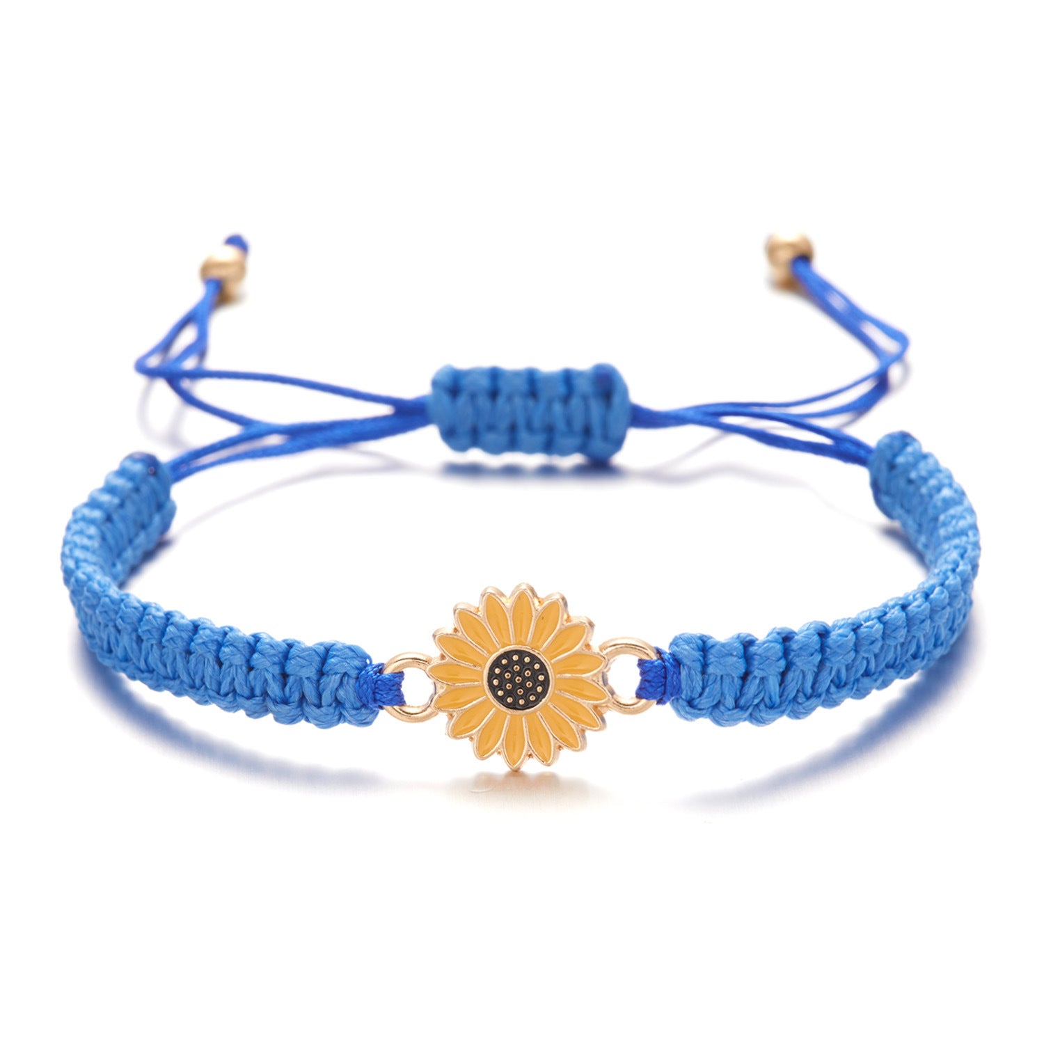 Wholesale Woven Sunflower Bracelets