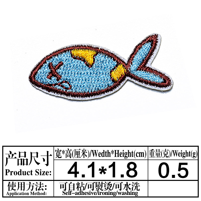 Wholesale Chic Chocolate Cat Self Adhesive Embroidered Patch Trendy DIY Clothing And Coat Decorative Accessory For Everyday Use