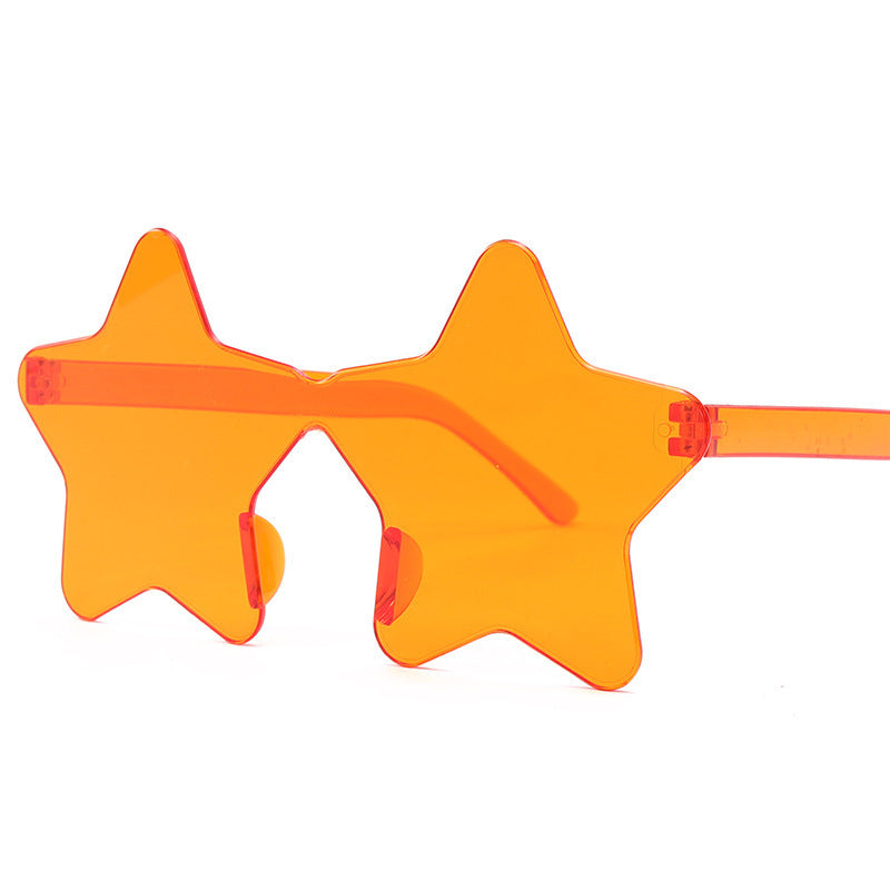 Wholesale PC Love Jelly Candy Color Frameless Sunglasses