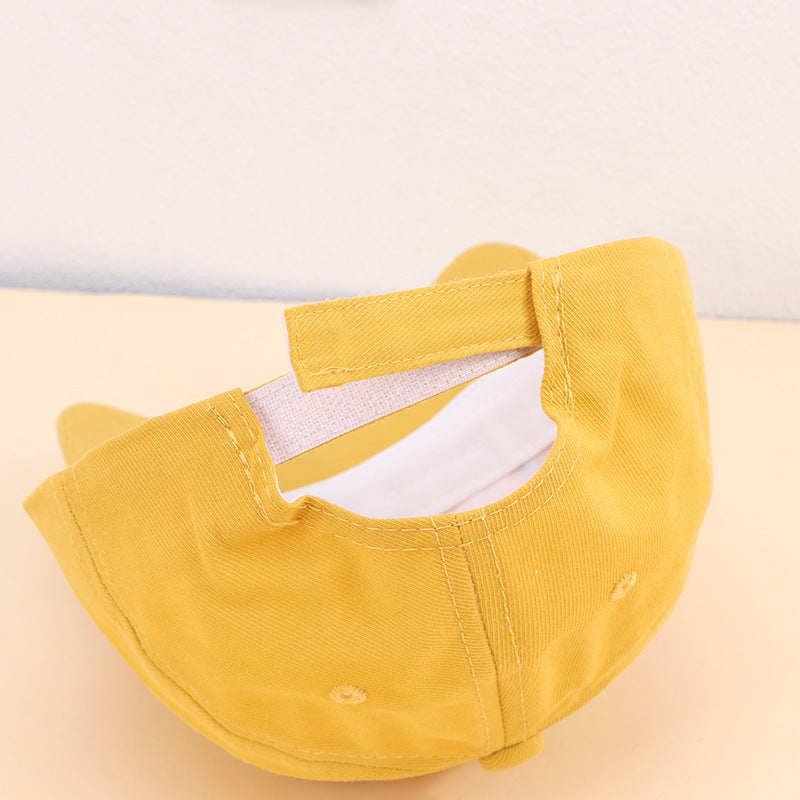 Capilla de béisbol de dibujos animados bordados de algodón de algodón al por mayor