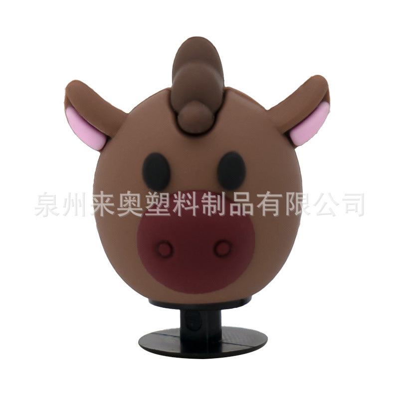 Wholesale 5pcs Cute cartoon animal garden 3D hole shoes decorative accessories
