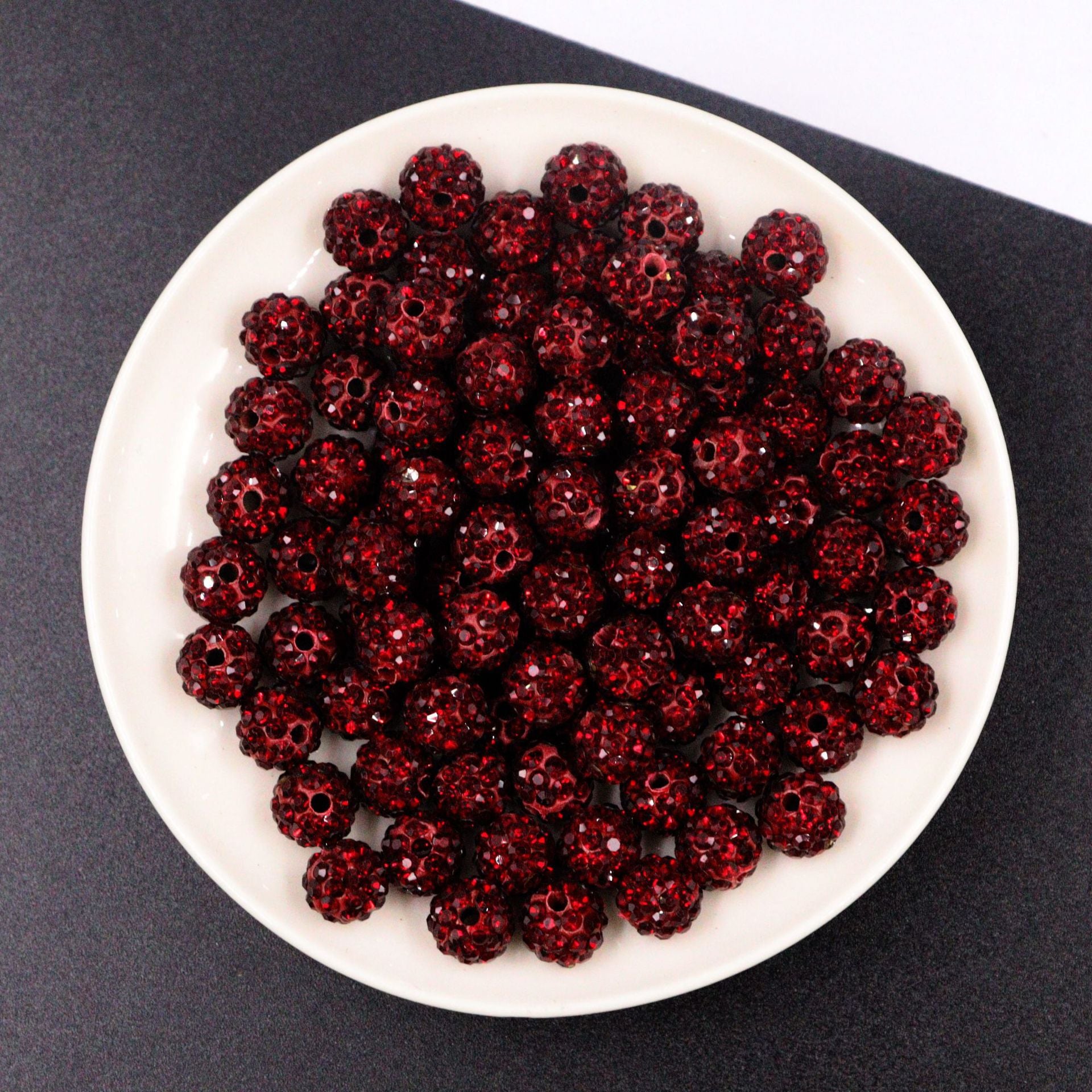 Wholesale 100pcs 8mm-12mm  Diamond Balls Handmade Diy Beads