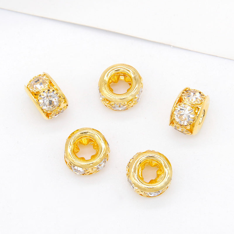 Wholesale 100pcs/pack 12mm Rhinestone Spacer Beads