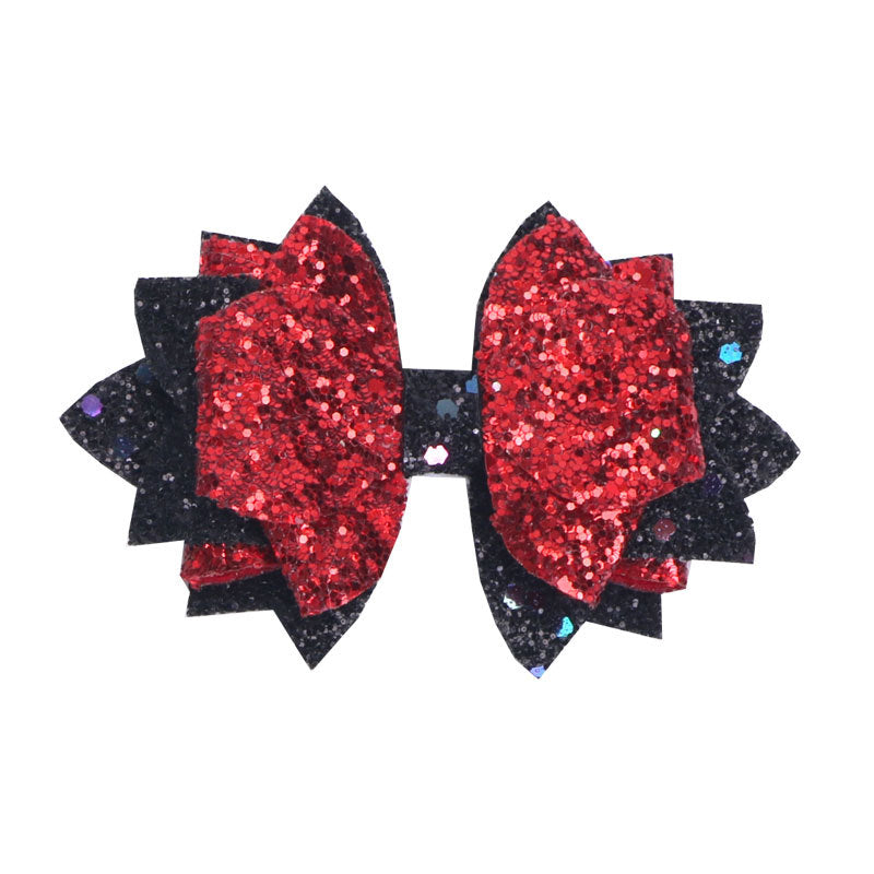 Wholesale Diy Flash Cloth Leather Bow Rubber Band Buckle Cup Straw Accessories