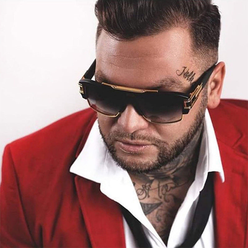 Wholesale Large Frame Retro Trend Men's Sunglasses