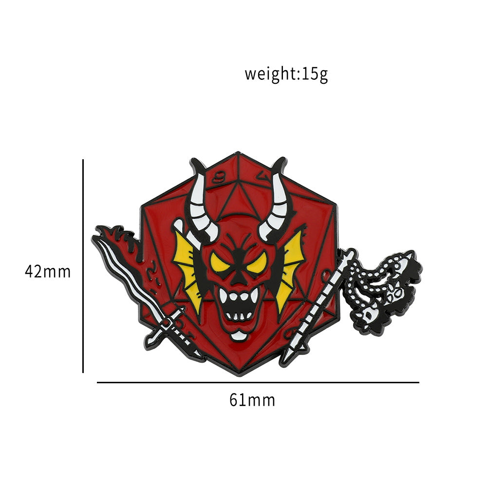 Wholesale Cute cartoon metal badge Brooch