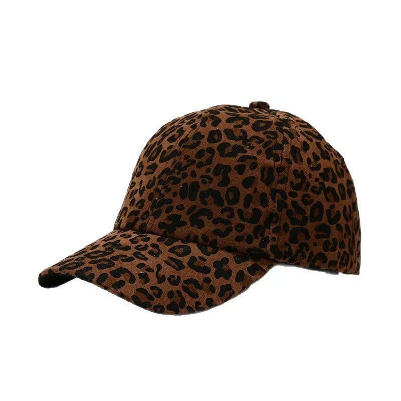 Wholesale Retro Camouflage Leopard Print  Baseball Cap  Peaked Cap Hard Top