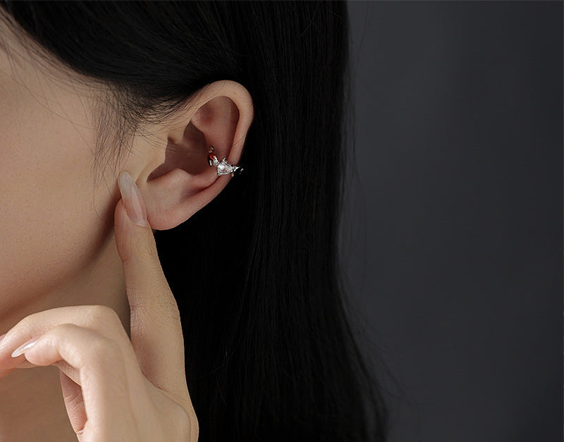 Wholesale Zircon ear clip without hole