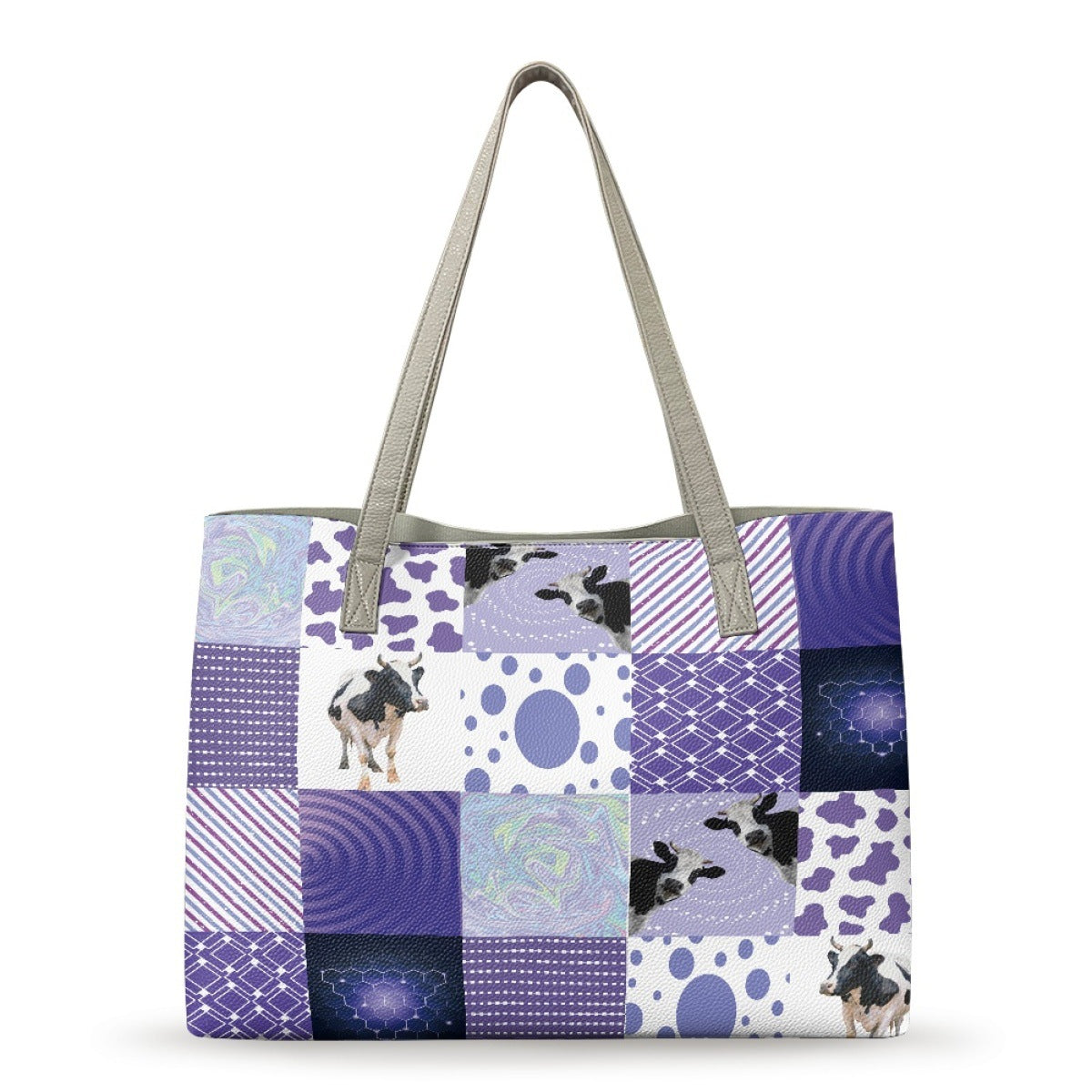 Wholesale Cow Printed Women's PU Handbag Shoulder Bag