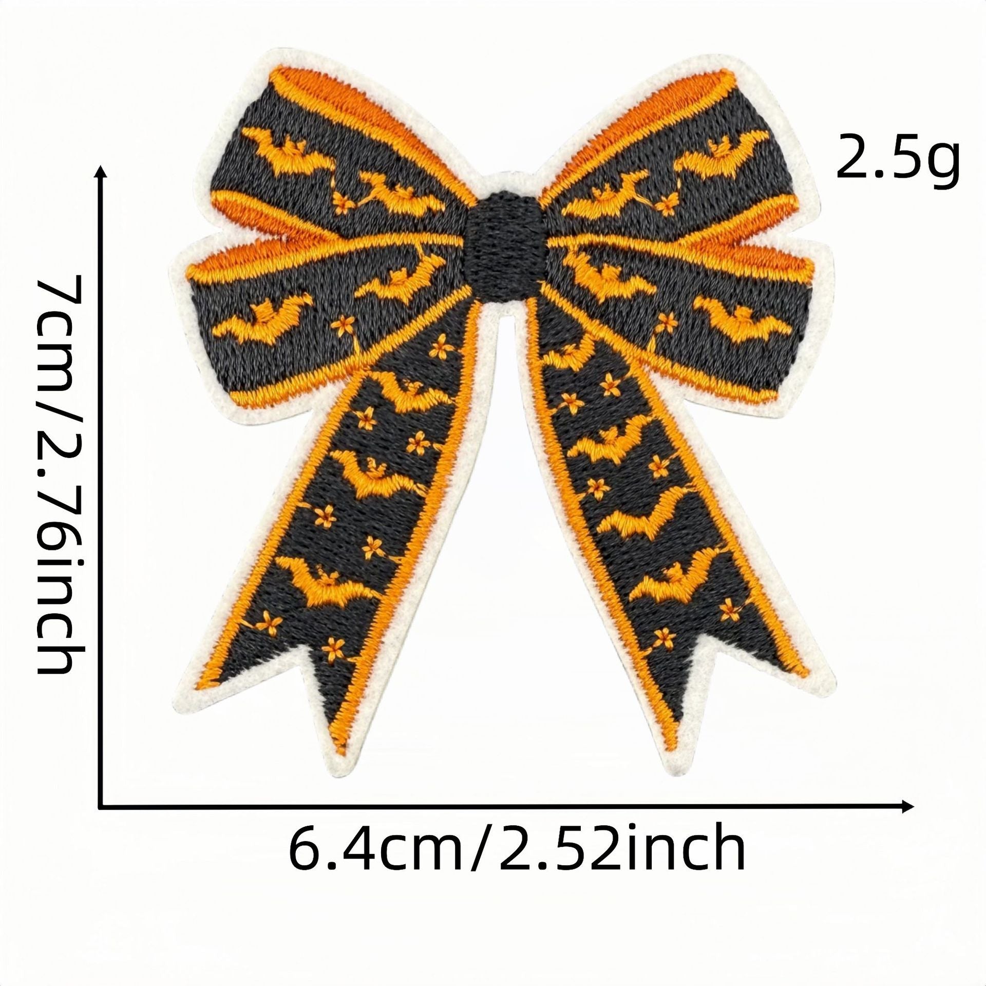 Wholesale Polyester Embroidered Bow Patch  Cartoon Design Iron On Decorative Badge For Clothing And Everyday Use