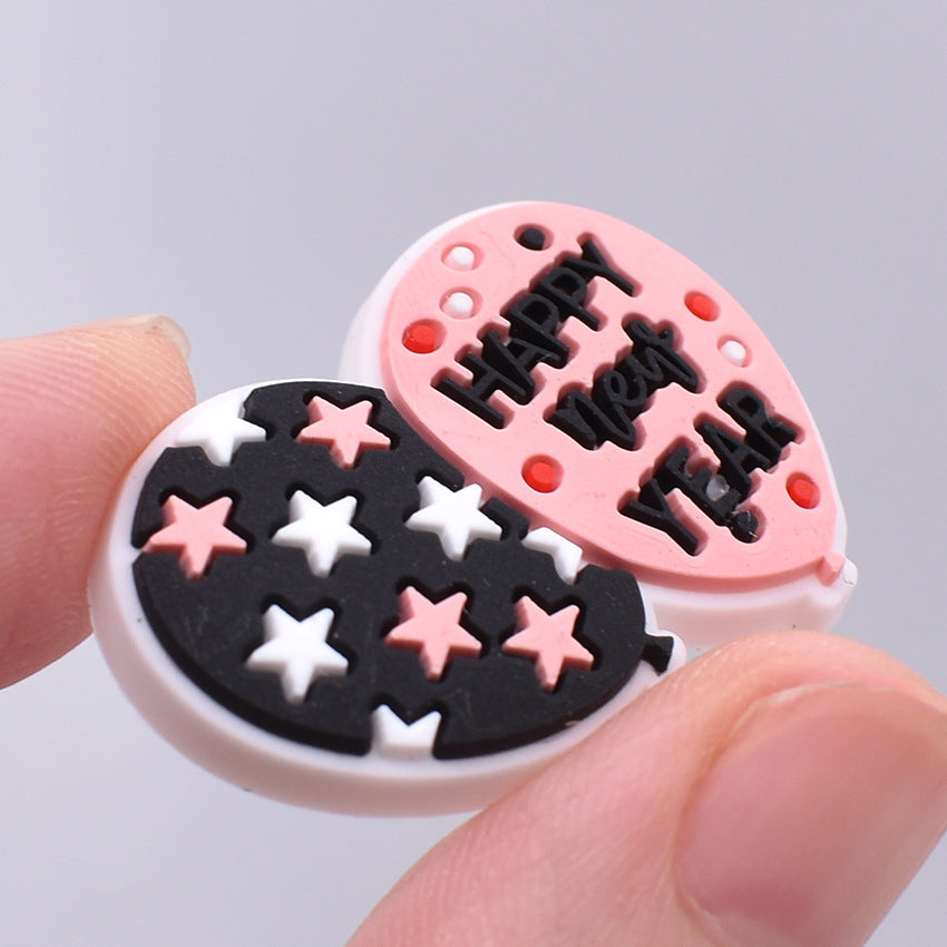 Accesorios de bricolaje de 100 piezas al por mayor decoraciones de PVC