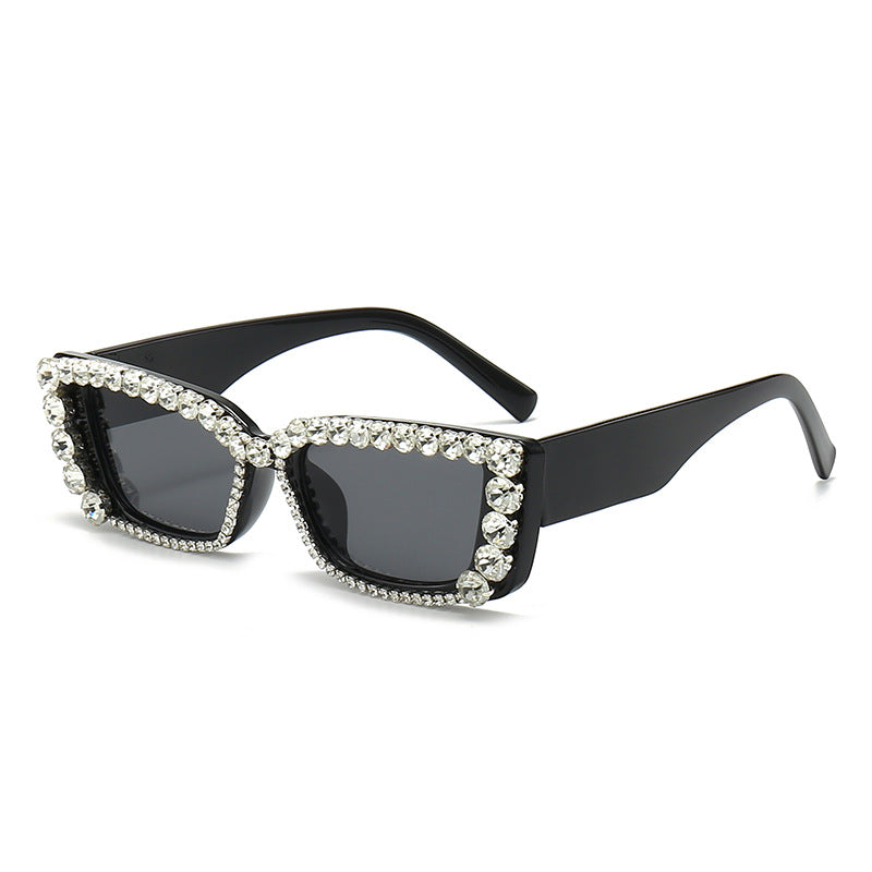 Wholesale UV protection personalized diamond-studded sunglasses