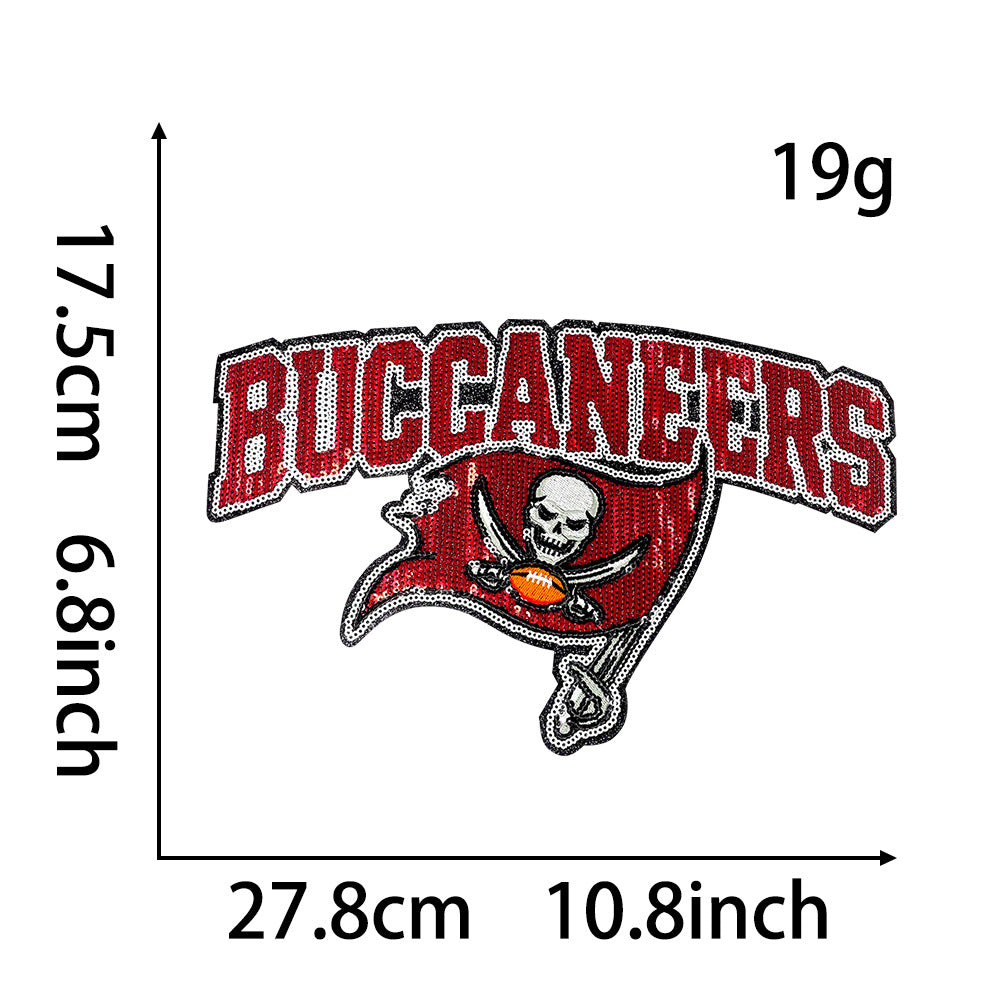 Wholesale Sequin Embroidered Patch DIY Iron On Applique For ets And Bags DIY Patches