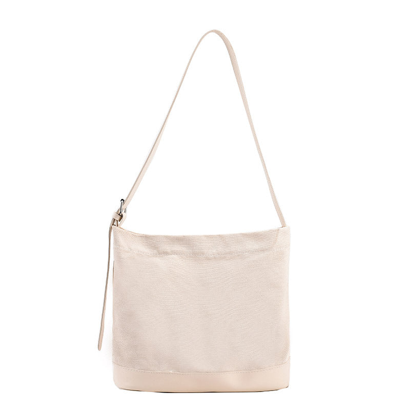 Wholesale PU Simple Large Capacity Spliced Tote Bag