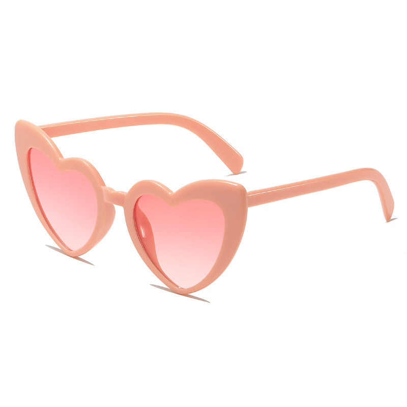 Wholesale Colorful heart-shaped party dancing sunglasses