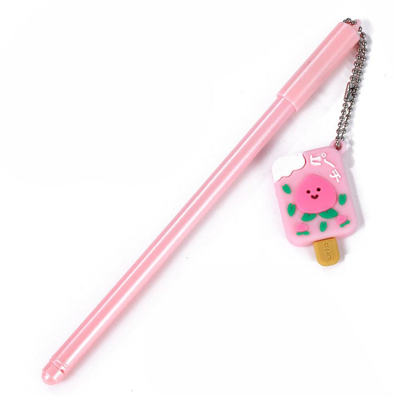 Wholesale Cartoon Popsicle Pendant Plastic Neutral Pen