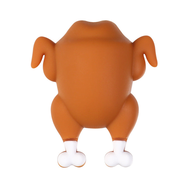 Wholesale 20pcs 3D Thanksgiving Silicone Beads DIY Holiday Party Decorations Beaded Three-Dimensional Pumpkin Silicone Beads